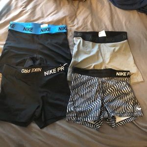 Nike Pro Shorts Bundle